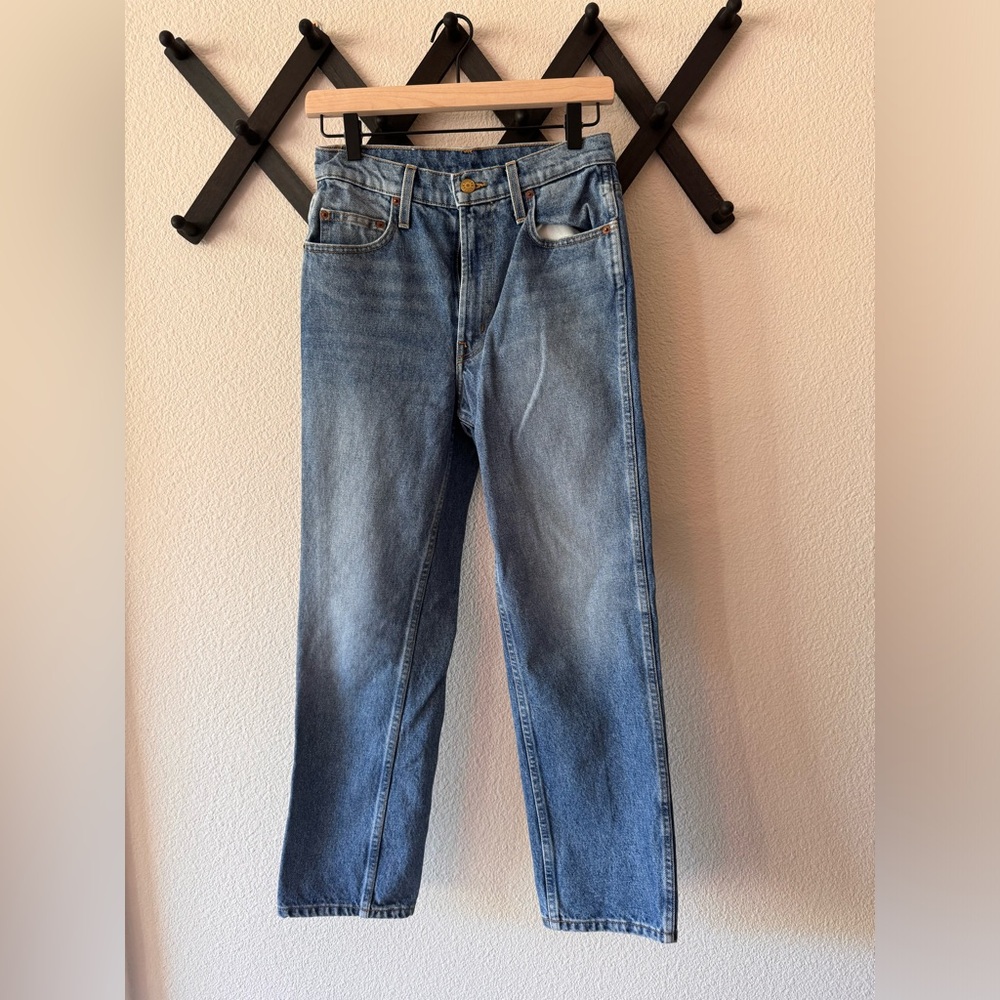 B Sides Cropped Blue Jeans 25